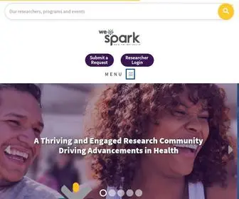 Wesparkhealth.com(WE SPARK HEALTH Institute) Screenshot