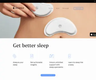 Wesper.co(Get better sleep) Screenshot