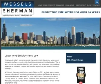 Wesselssherman.com(Wessels Sherman Joerg Liszka Laverty Seneczko P.C) Screenshot