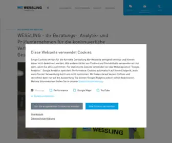 Wessling-Group.com(Analytik) Screenshot