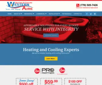 West-Atlanta-Hvac.com(Dallas GA HVAC Services) Screenshot