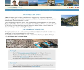 West-Crete.info(Crete holiday guide) Screenshot
