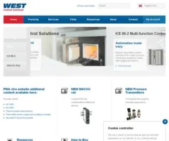 West-CS.co.uk(Temperature Controllers & Process Controllers) Screenshot