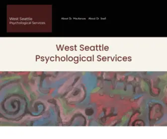 West-Seattle-PSYCH.com(West Seattle Psychological Services) Screenshot