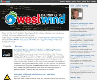 West-Wind.com(West Wind Technologies) Screenshot