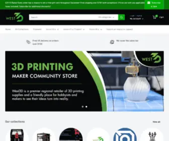 West3D.com(West3D printing supplies for Voron and other 3D Printers) Screenshot