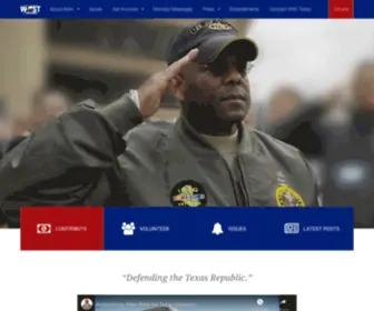 West4Texas.com(Allen West for Texas Governor) Screenshot