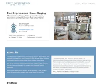 Westagesc.com(First Impressions Home Staging) Screenshot