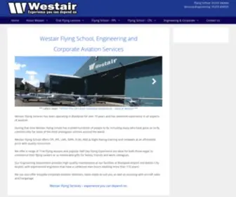 Westair.uk.com(Westair Flying Services) Screenshot