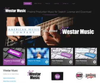 Westarmusic.com(License and Download Production Music) Screenshot