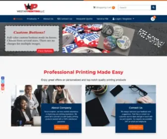 Westarprinting.com(Best value online printing company) Screenshot