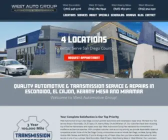 Westautomotivegroup.com(Searching for affordable auto repairs for your vehicle and want a place) Screenshot