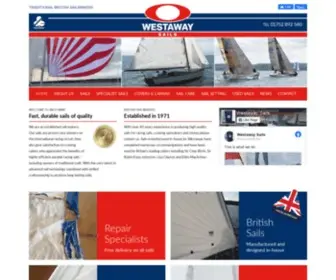 Westawaysails.co.uk(Sails from UK Sailmakers) Screenshot