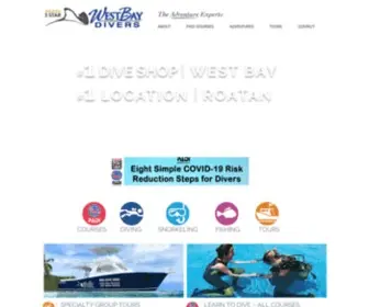 Westbaydivers.com(HOME Best Roatan Diving at West Bay Divers West Bay Beach) Screenshot