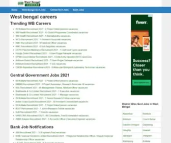 Westbengalcareers.com(West bengal careers) Screenshot