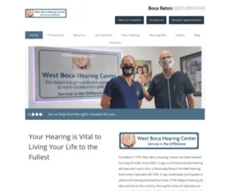 Westbocahearing.com(Hearing Aids in West Boca) Screenshot