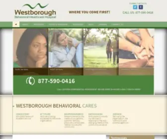 Westboroughbehavioral.com(Westborough Behavioral) Screenshot