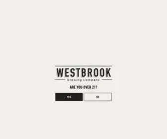 Westbrookbrewing.com(Westbrook Brewing) Screenshot