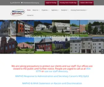 Westbrookhousing.org(Westbrook Housing) Screenshot