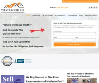 Westbrookrei.com(We Buy Houses in Stockton Sacramento and Modesto Westbrook REI) Screenshot