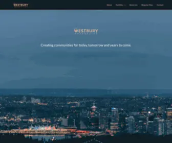 Westburyproperties.ca(Westburyproperties) Screenshot