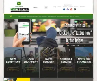 Westcentraleq.com(West Central Equipment) Screenshot