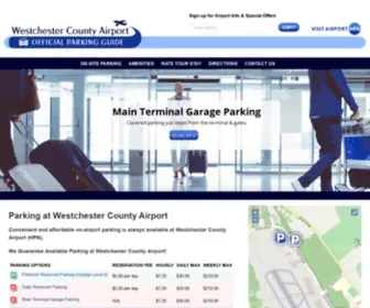 Westchestercountyairportparking.com(Westchester County Airport Parking) Screenshot