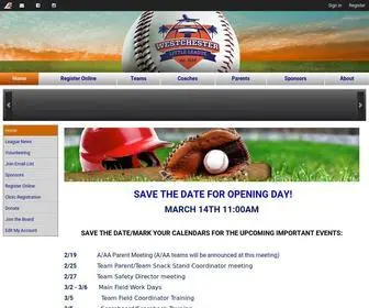 Westchesterll.org(Westchester Little League) Screenshot