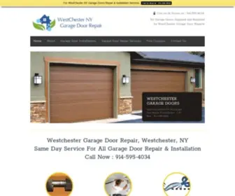 Westchesternygaragedoorrepairs.com(Westchester Garage Doors Repair) Screenshot