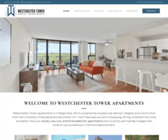 Westchestertower.com(Luxury College Park Apartments) Screenshot