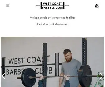 Westcoastbarbellclub.com(We help people get stronger and healthier. We are the only gym in Perth) Screenshot