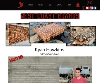 Westcoastboards.ca(End Grain Cutting Boards) Screenshot