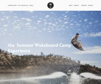 Westcoastcamps.com(West Coast Wakeboard & Surf Camps) Screenshot