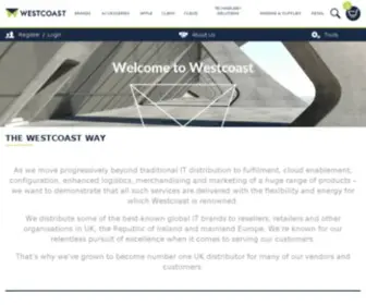 Westcoast.co.uk(Meet a partner that helps you excel. Explore our excellence) Screenshot