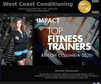 Westcoastconditioning.ca(West Coast Conditioning) Screenshot