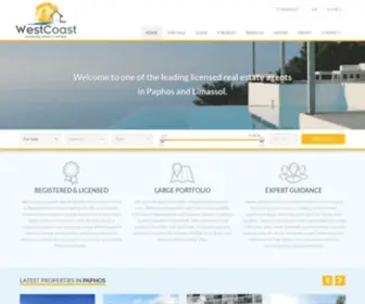 Westcoastcyprus.com(Wide range of properties for Sale in Paphos) Screenshot