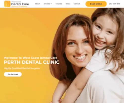 Westcoastdentalcare.com.au(Dentist Perth) Screenshot