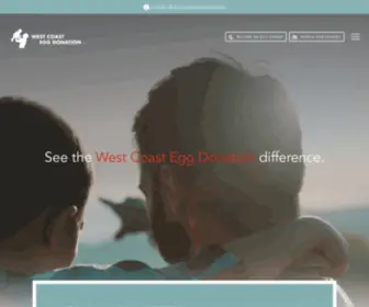 Westcoasteggdonation.com(West Coast Egg Donation Agency) Screenshot