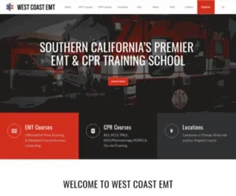 Westcoastemt.com(West Coast EMT) Screenshot