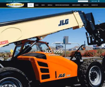 Westcoastequipment.us(Reach Forklifts) Screenshot