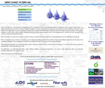 Westcoastfilters.com(West Coast Filters) Screenshot