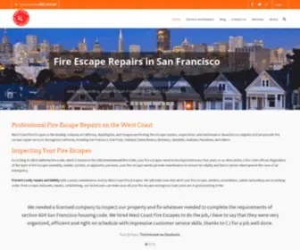 Westcoastfireescapes.com(West Coast Fire Escapes) Screenshot