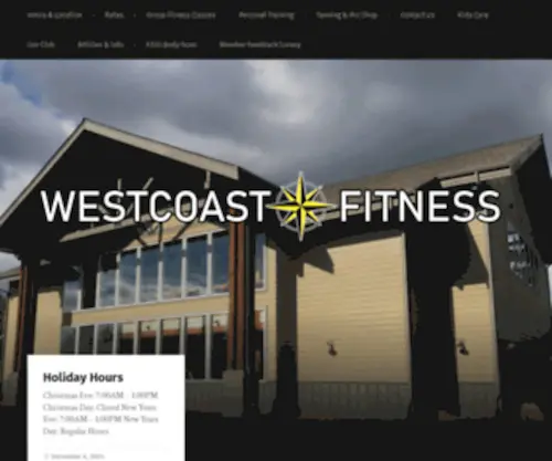 Westcoastfitness.net(Westcoast Fitness) Screenshot