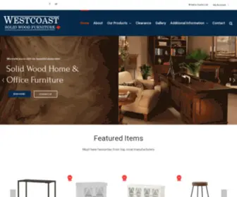 Westcoastfurnishings.ca(Westcoast Solid Wood Furniture) Screenshot