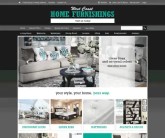 Westcoasthomefurnishings.com(West Coast Home Furnishings) Screenshot