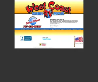 Westcoastrvrepair.com(West Coast RV Repair) Screenshot