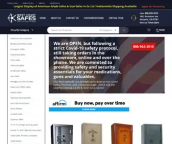 Westcoastsafes.com(West Coast carries name brand safes like) Screenshot