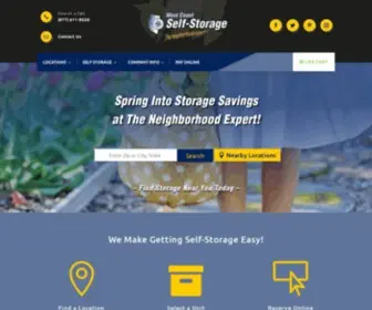 Westcoastselfstorage.com(West Coast Self) Screenshot