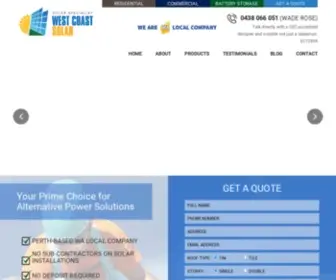 Westcoastsolar.com.au(West Coast Solar) Screenshot