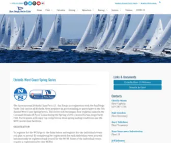 Westcoastspringseries.com(San Diego Yacht Club) Screenshot